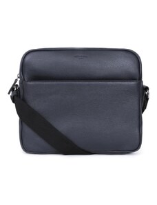 HEXAGONA Τσάντα ταχυδρόμου σε μπλέ δέρμα βούβαλου με θήκη για iPad 24XSD170 - 24170-03