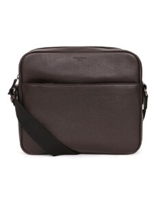 HEXAGONA Τσάντα ταχυδρόμου σε καφέ δέρμα βούβαλου με θήκη για iPad 24RAR170 - 24170-04