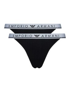 Emporio Armani Γυναικείο String Tanga Eagle Logo - Διπλό Πακέτο