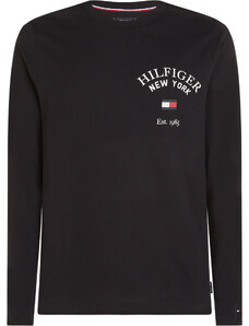 Tommy Hilfiger T-shirt κανονική γραμμή μαύρο