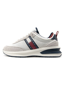 TOMMY HILFIGER TOMMY JEANS LEATHER OUTSOLE SNEAKERS MEN
