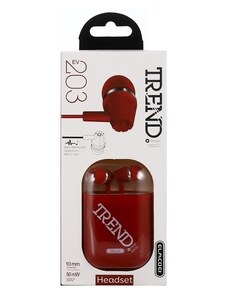 OEM Ενσύρματα ακουστικά - EV-203 - 202036 - Red
