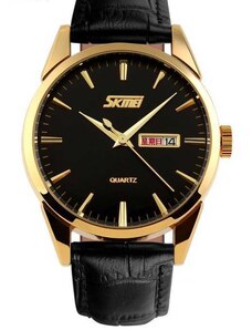 Αναλογικό ρολόι χειρός – Skmei - 9073 - Black/Gold