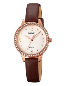 Αναλογικό ρολόι χειρός – Skmei - 2027 - Brown