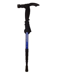 OEM Τηλεσκοπικό μπαστούνι ορειβασίας με φακό - Μπατόν – 9 - 138339 - Blue