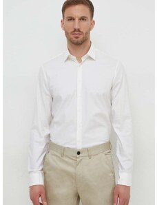 Πουκάμισο Calvin Klein χρώμα: άσπρο