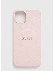 Θήκη κινητού Guess iPhone 15 Plus / 14 Plus 6.7'' χρώμα: ροζ
