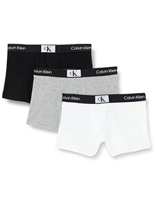 Calvin Klein Underwear Μποξεράκι 'CK96' γκρι μελανζέ / μαύρο / λευκό