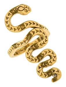 PerfectDress.gr boho χειροποίητο δαχτυλίδι antique snake gold