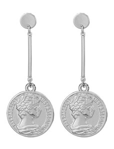 PerfectDress.gr σκουλαρίκια silver coin