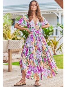 PerfectDress.gr bohemian vivid floral φόρεμα Honolulu
