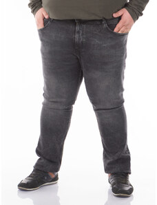 mrXXL Παντελόνι Ανδρικό Jean Plus Size - Μαύρο