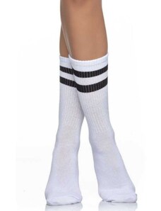 Vactive Αθλητική κάλτσα σε λευκό με μαύρες ρίγες Νο 36-40
