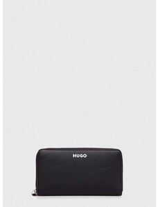 Πορτοφόλι HUGO χρώμα: μαύρο