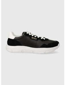 Δερμάτινα αθλητικά παπούτσια Polo Ralph Lauren Spa Racer100 χρώμα: μαύρο, 809931239002