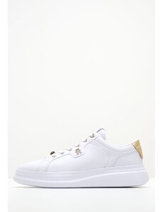 Γυναικεία Παπούτσια Casual Pointy.Sneaker Άσπρο Δέρμα Tommy Hilfiger