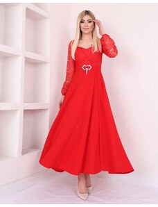 Creative Φόρεμα - κώδ. 22833 - 1 - κόκκινο