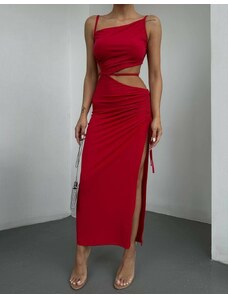 Creative Φόρεμα - κώδ. 221215 - 3 - κόκκινο