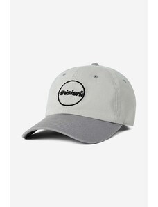 Βαμβακερό καπέλο του μπέιζμπολ thisisneverthat χρώμα: γκρι
