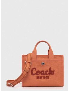 Τσάντα Coach χρώμα: ροζ