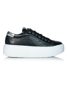 Calvin Klein SNEAKERS HW0HW01861 BUBBLE CUPSOLE LACE UP 0GN BLACK/SILVER