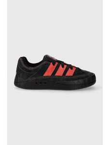 Σουέτ αθλητικά παπούτσια adidas Originals Adimatic χρώμα: μαύρο, IE5900