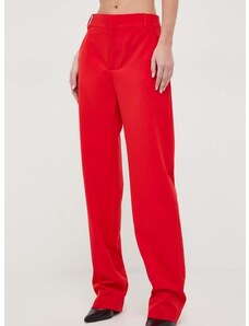 Παντελόνι Moschino Jeans χρώμα: κόκκινο