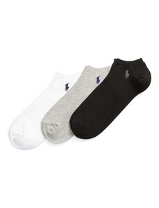 Polo Ralph Lauren Κάλτσες 'GHOST PED' γκρι μελανζέ / μαύρο / λευκό
