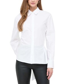 KARL LAGERFELD Πουκαμισο Waist Wrap Poplin Shirt 240W1608 100 white