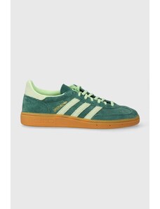 Σουέτ αθλητικά παπούτσια adidas Originals Handball Spezial χρώμα: πράσινο, IE5896