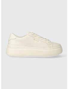 Δερμάτινα αθλητικά παπούτσια Gant Jennise χρώμα: άσπρο, 28531491.G29