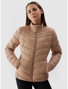 4F Women's down jacket with recycled filling - beige