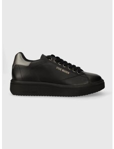 Δερμάτινα αθλητικά παπούτσια Steve Madden Fynner χρώμα: μαύρο, SM12000465