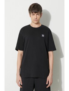 Βαμβακερό μπλουζάκι adidas Originals Essential Tee ανδρικό, χρώμα: μαύρο, IR9690