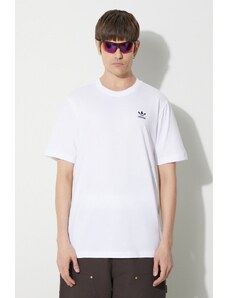 Βαμβακερό μπλουζάκι adidas Originals Essential Tee ανδρικό, χρώμα: άσπρο, IR9691