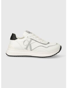Παιδικά αθλητικά παπούτσια Calvin Klein Jeans χρώμα: άσπρο