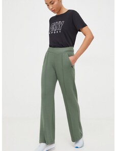 Παντελόνι φόρμας Dkny χρώμα: πράσινο