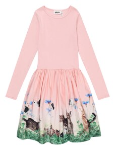 Molo Φόρεμα 'Casie' γαλάζιο / σκούρο πράσινο / ανοικτό ροζ / μαύρο