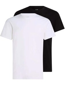 KARL LAGERFELD M T-Shirt (Σετ 2τμχ) Crew Neck 240M2100 998 black/white