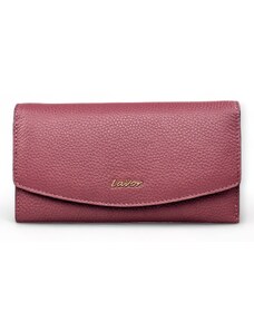 Lavor Δερμάτινο γυναικείο πορτοφόλι 1-6039-Ροζ Σκούρο