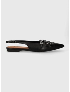 Δερμάτινες μπαλαρίνες Vagabond Shoemakers HERMINE χρώμα: μαύρο, 5533.101.20