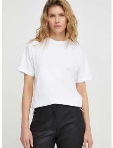 Βαμβακερό μπλουζάκι Day Birger et Mikkelsen γυναικεία, χρώμα: άσπρο