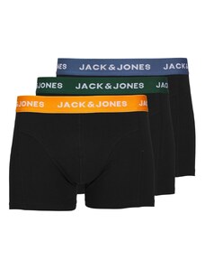 Jack&Jones- 12250203 - Jac Gab Trunks 3 Pack - Dark Green/Black - Εσώρουχα