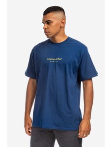 Βαμβακερό μπλουζάκι thisisneverthat L-Logo Tee χρώμα: ναυτικό μπλε
