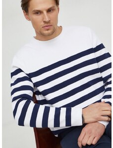 Βαμβακερό πουλόβερ Michael Kors χρώμα: ναυτικό μπλε