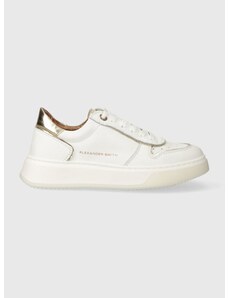 Δερμάτινα αθλητικά παπούτσια Alexander Smith Harrow χρώμα: άσπρο, ASAZHWW1651WGD