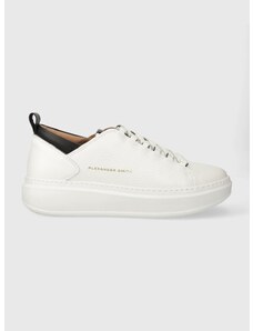 Δερμάτινα αθλητικά παπούτσια Alexander Smith Wembley χρώμα: άσπρο, ASAZWYM2303WBK