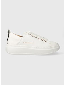 Δερμάτινα αθλητικά παπούτσια Alexander Smith Wembley χρώμα: άσπρο, ASAZWYW0106TWT