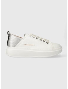 Δερμάτινα αθλητικά παπούτσια Alexander Smith Wembley χρώμα: άσπρο, ASAZWYW0493WSV