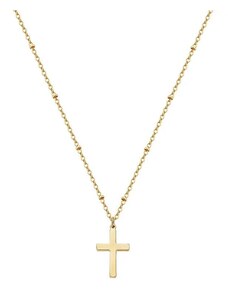 Charmy Ατσάλινος σταυρός επιχρυσωμένος (N1397)